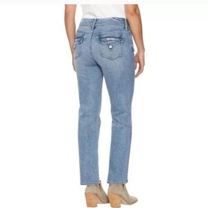 Hudson Straigh Leg Jeans Light Wash Denim Size 16
